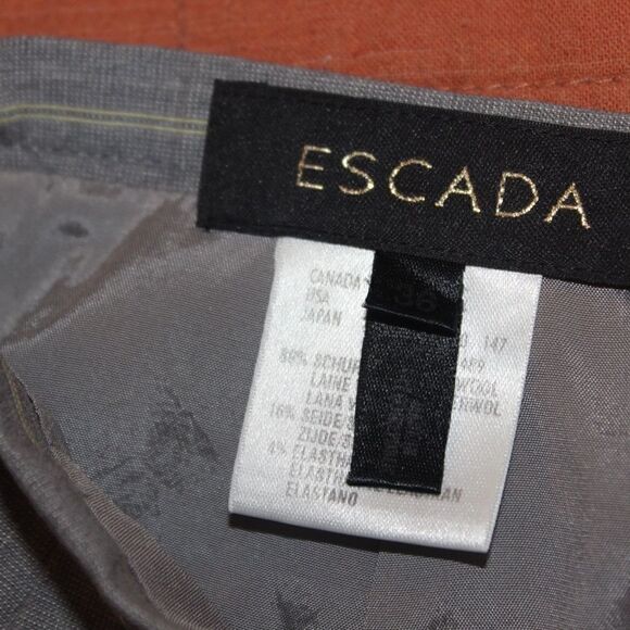 Escada Wool Silk Blend  Mini Skirt Women Size 36/ 6 - Picture 12 of 15